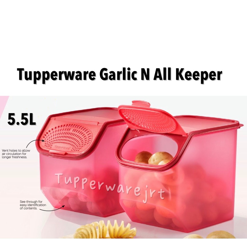 Tupperware Garlic N All Keeper 5.5L X 1pc