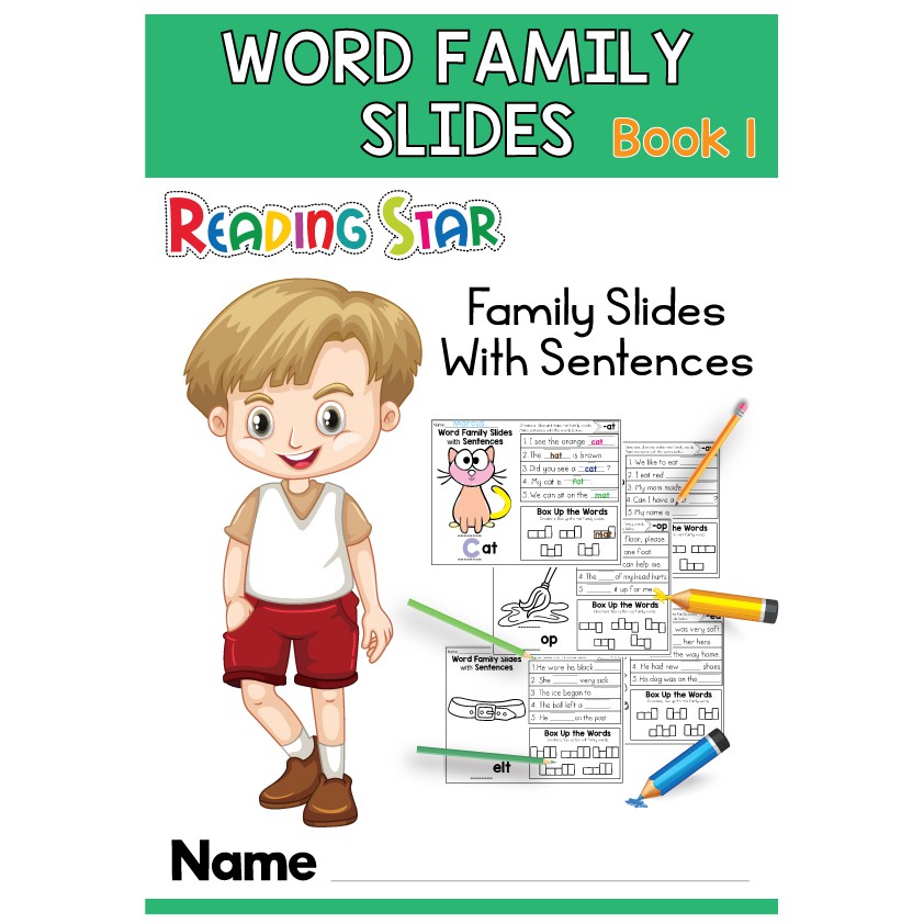 Word Family Slides With Sentences Hardcopy Book Shopee Malaysia