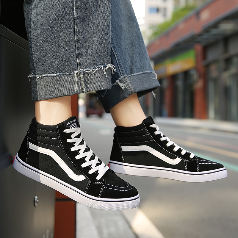 vans high tops how to lace