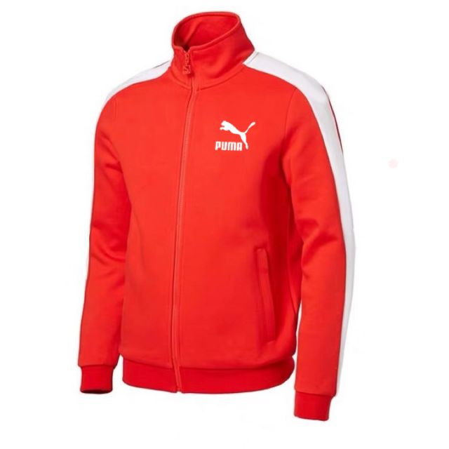 puma archive t7 track jacket red