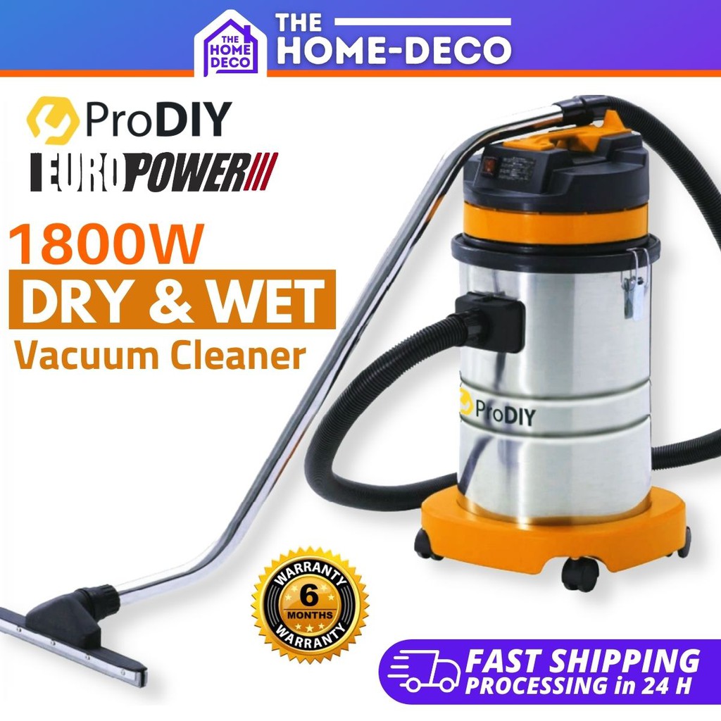 PRODIY PRO301 / EUROPOWER/ EUROX VAC5001 1800W 30L Wet & Dry Heavy Duty Vacuum Cleaner