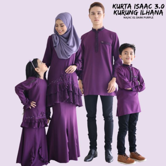 Sale Kurta Isaac Kanak Kanak Dark Purple Baju Lebaran Baju Raya Ready Stocks Shopee Malaysia