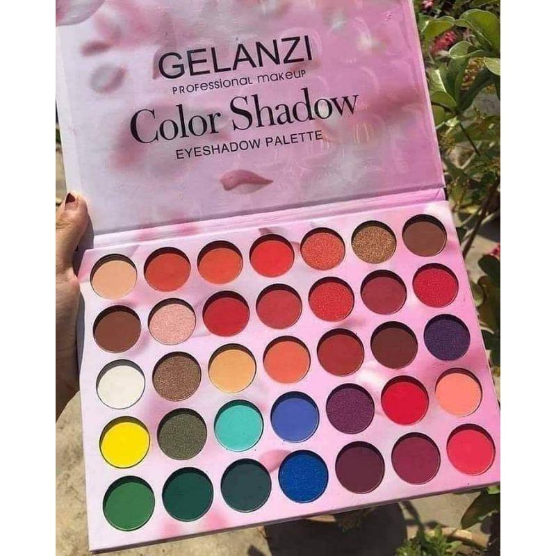 GELANZI PROFESSIONAL MAKEUP COLOR SHADOW 35 COLORS EYESHADOW PALETTE