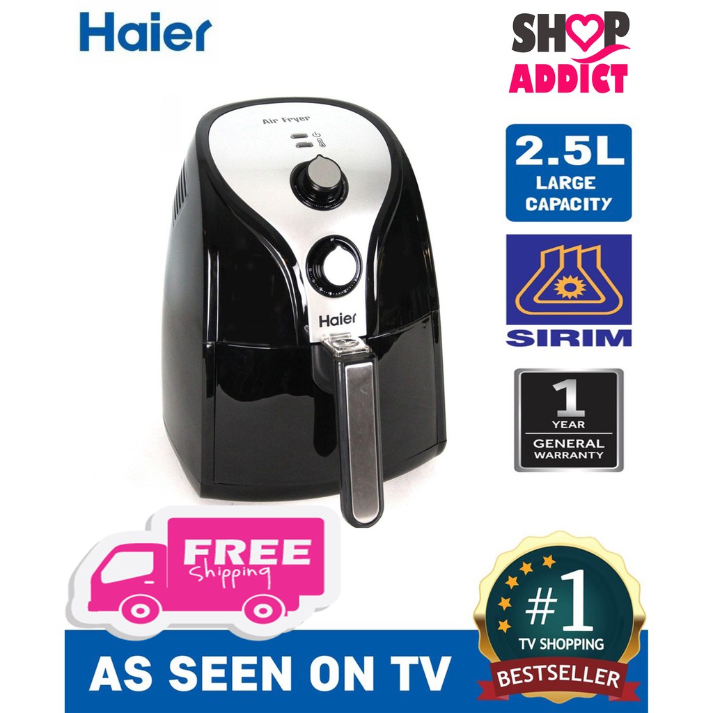 HAIER Air Fryer 2.5L HAAF25 Shopee Malaysia