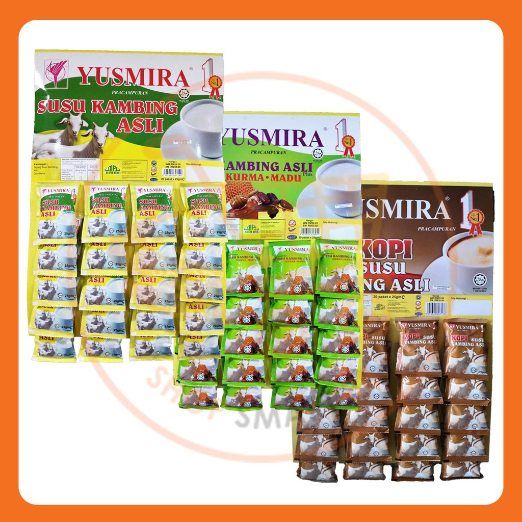 Yusmira Susu Kambing Asli / Kurma Madu / Kopi