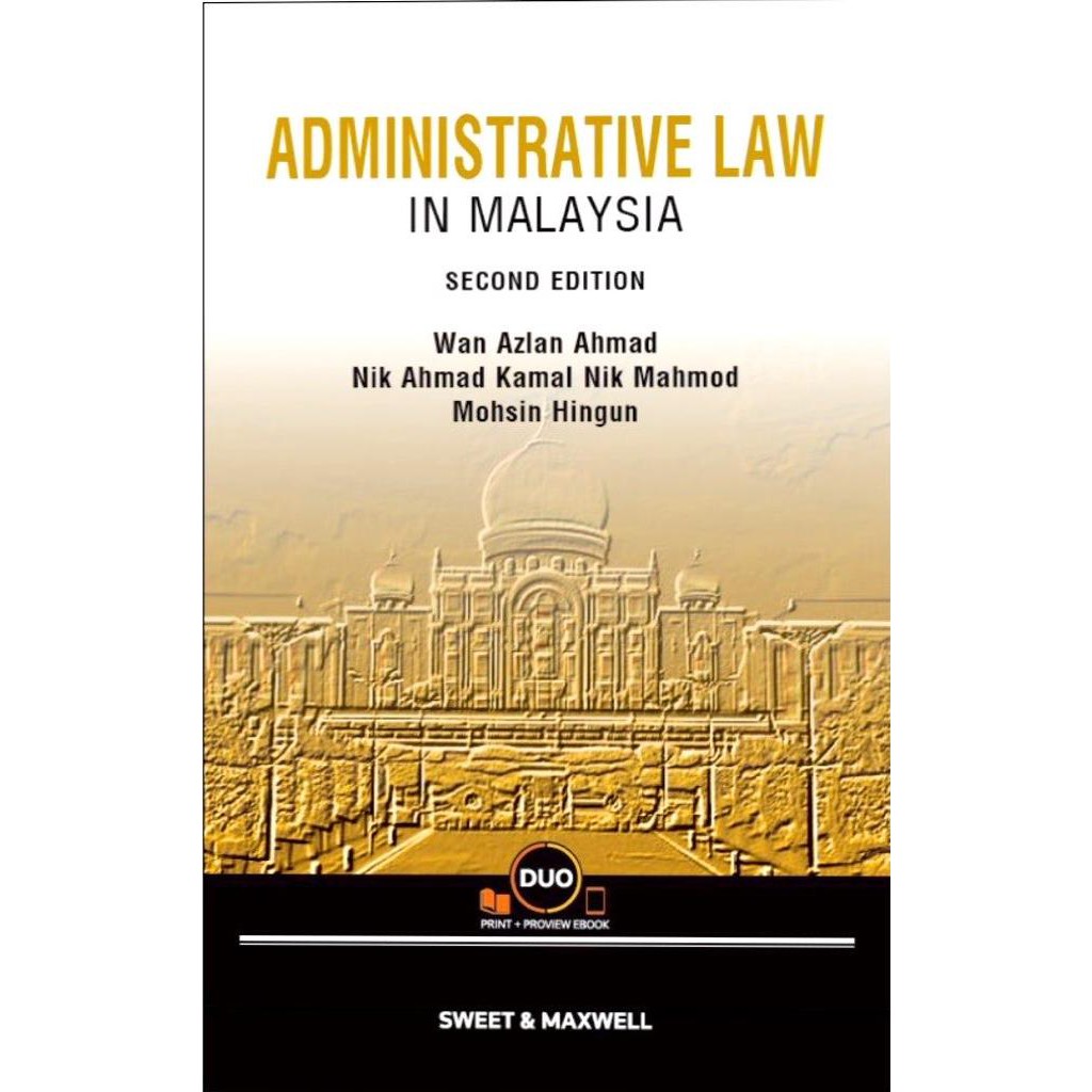 ( HARD COVER ) Administrative Law In Malaysia [ Second Edition ...