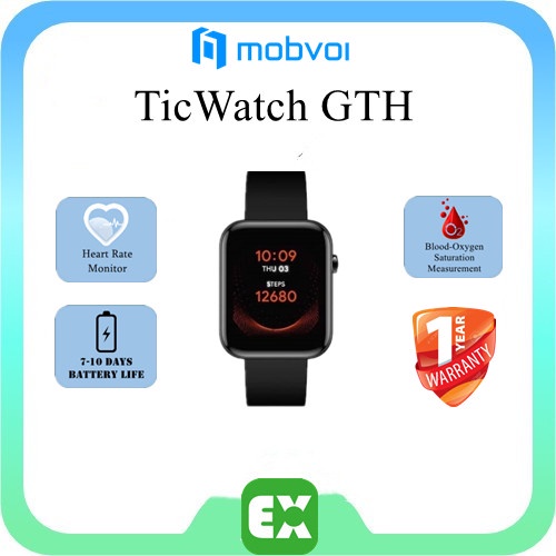Ticwatch GTH with Skin Temperature Monitor smartwatch ORIGINAL MY