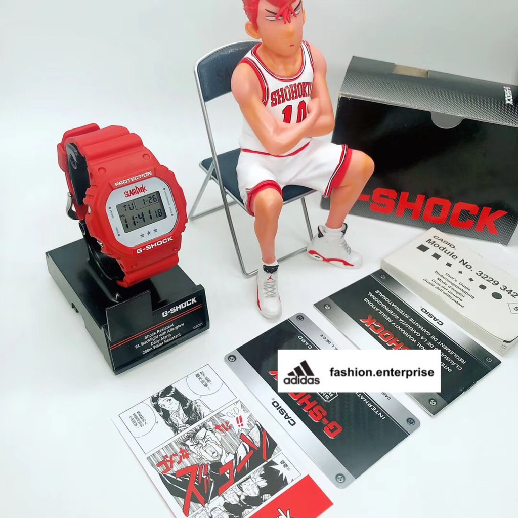 Casio G Shock Slam Dunk Customized By Dw5600 Original Shopee Malaysia