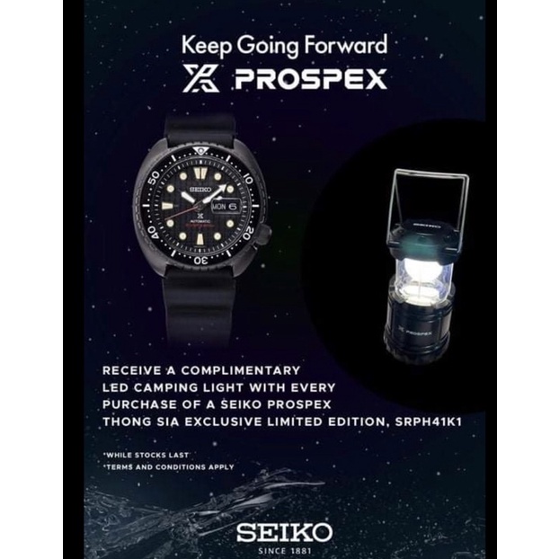 Original) Seiko Prospex Diver Thong Sia Exclusive King Turtle Black Series  Limited Edition SRPH41K1 | Shopee Malaysia
