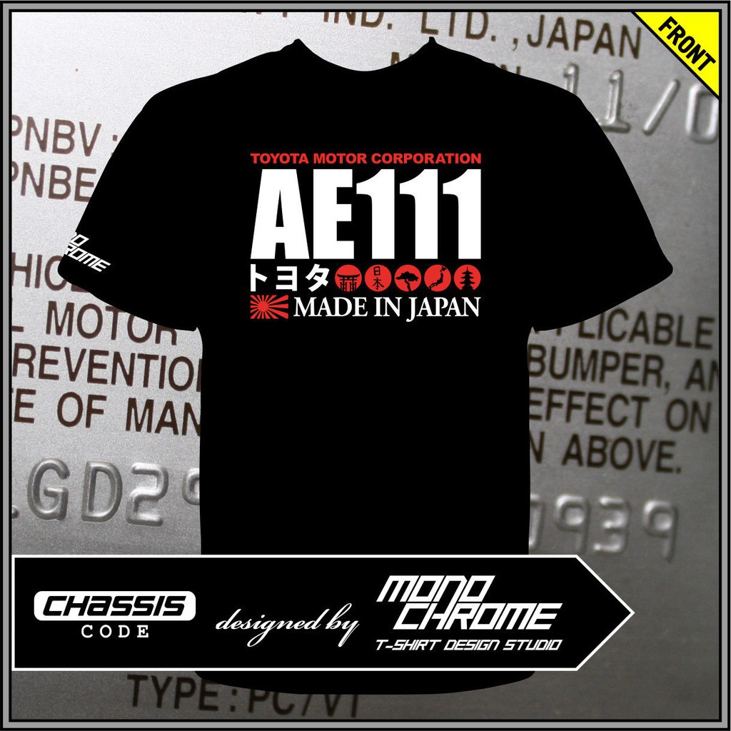 Diy Toyota Ae111 Corolla Levin Bz G Bz R Sprinter Trueno 4a Ge Men T Shirt Christmas Gift Shopee Malaysia