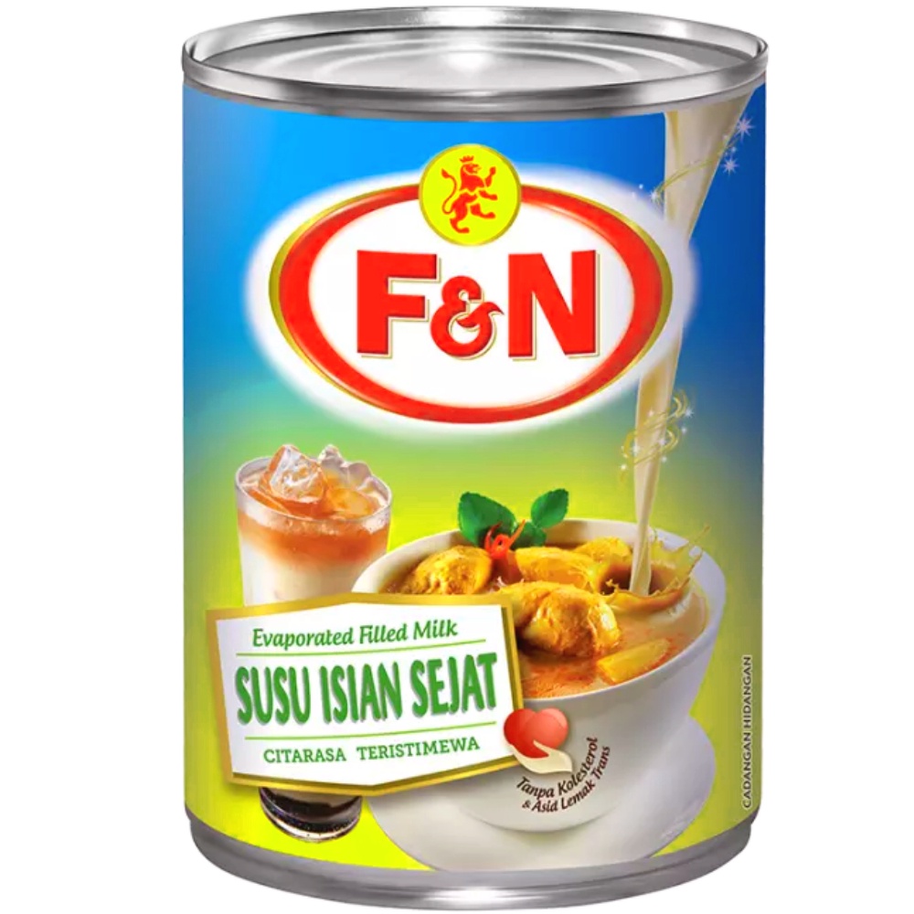 F&n Evaporated Filled Milk 390g Shopee Malaysia