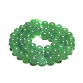 Round Shape Green Aventurine jade Natural Stone Beads For Jewelry Making DIY 4/ 6/8/10 /12 mm Strand