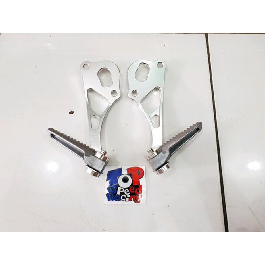 Step aprilia DKT Rear ninja r silver parts