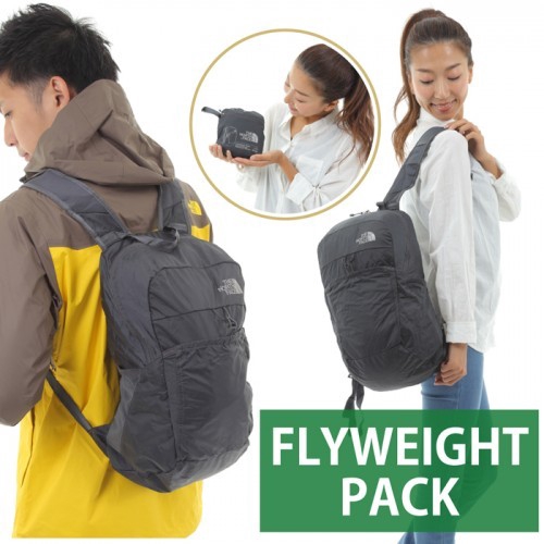 the north face flyweight pack asphalt grey