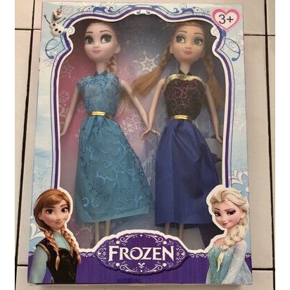 elsa and anna barbie set