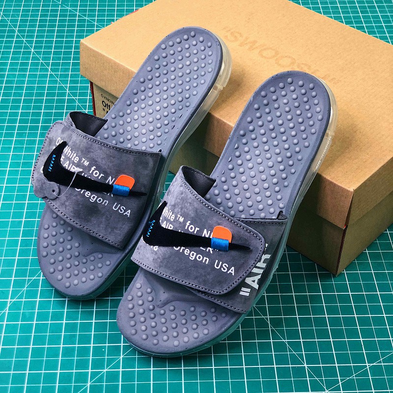 off white nike slippers