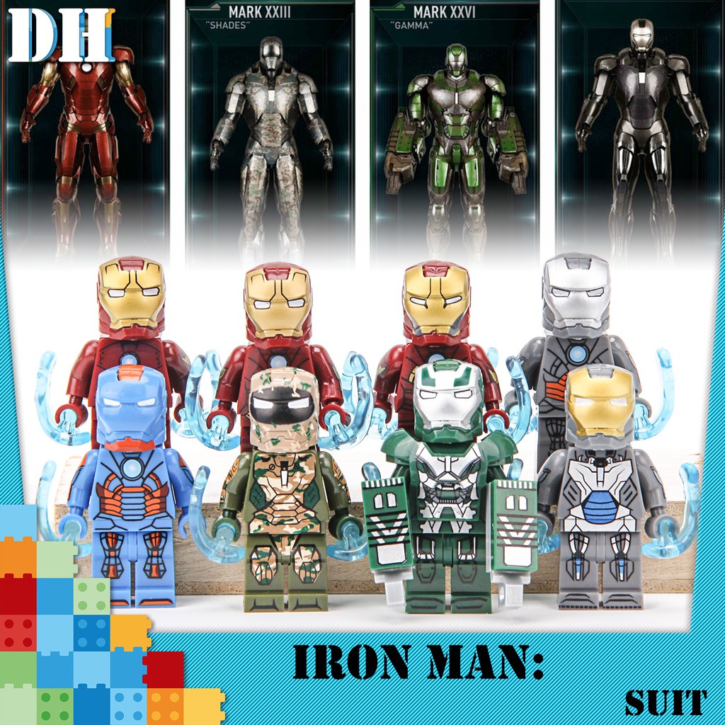 all iron man lego sets