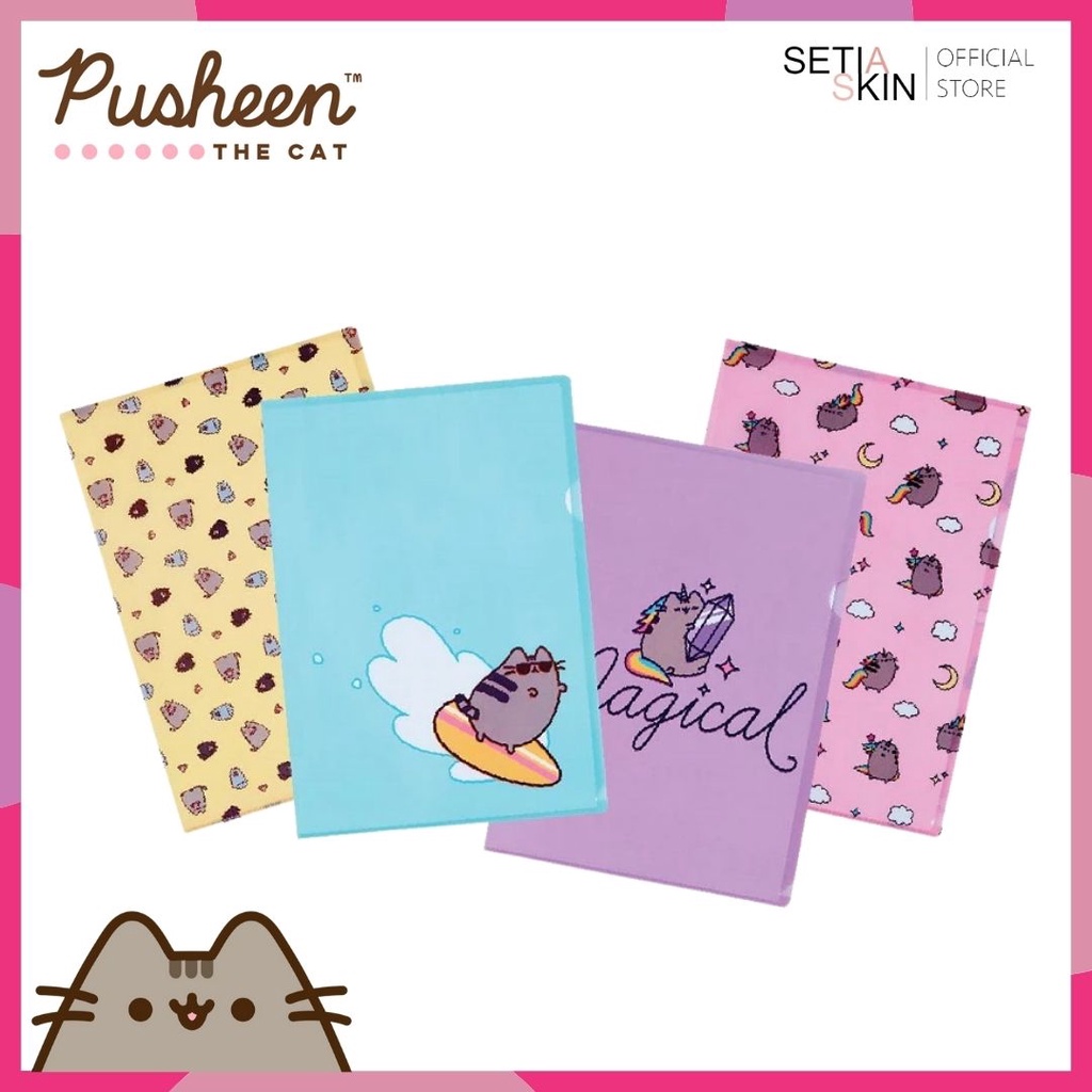 Watsons Pusheen Limited Edition Folders (4 designs in 1 pack) | Shopee ...