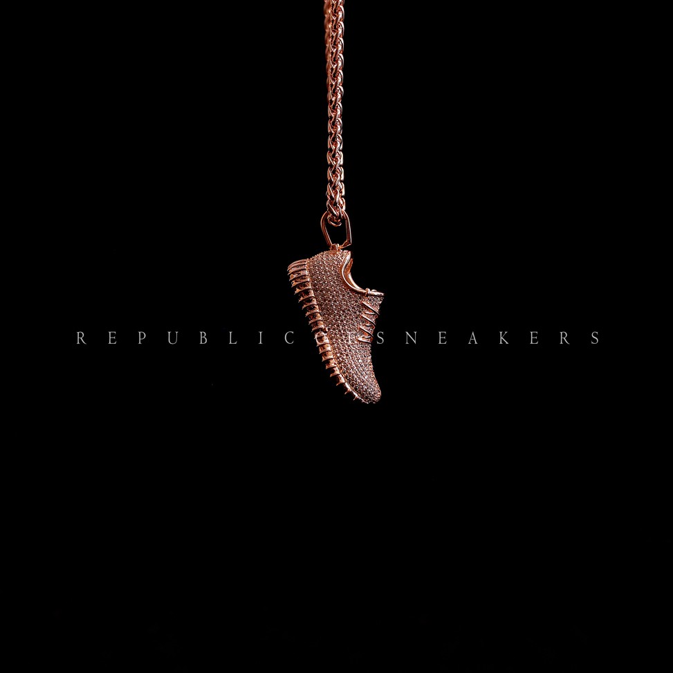PENDANT] ADIDAS YEEZY BOOST ROSE GOLD 925 STERLING SILVER NECKLACE Shopee Malaysia