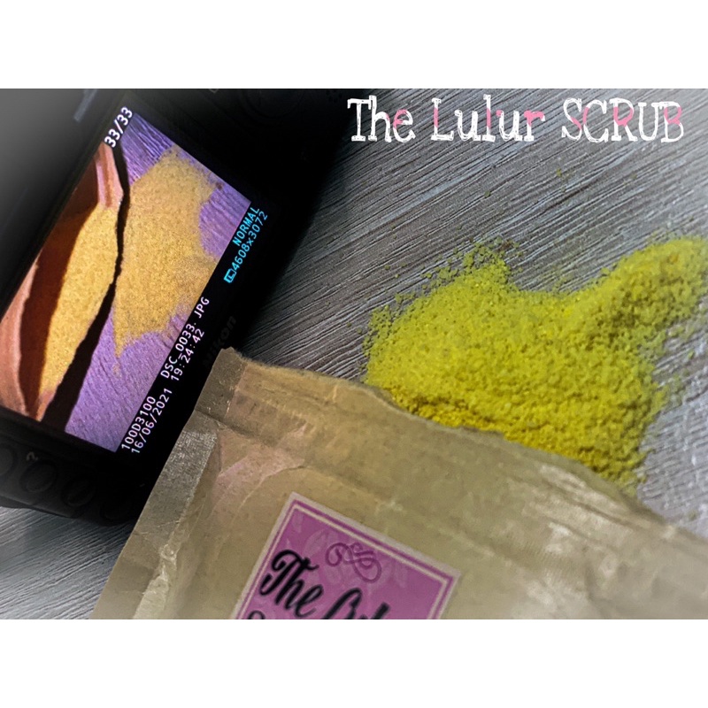 scrub badan kunyit homemade Shopee Malaysia