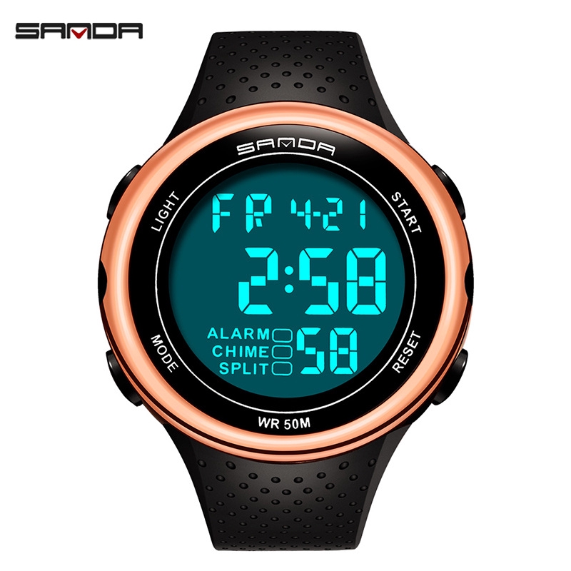 swatch led watch