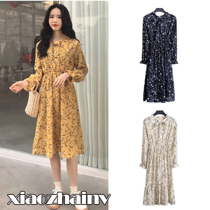 baju floral maxi dress