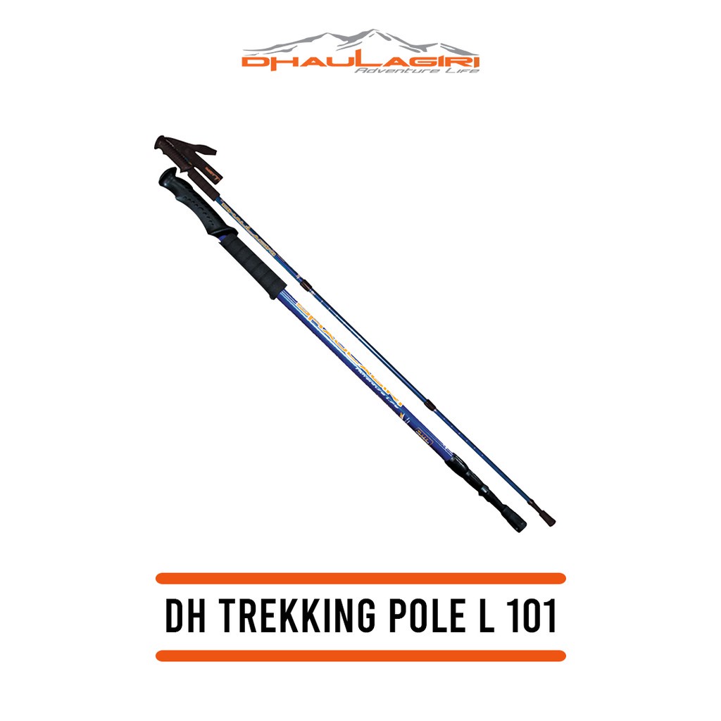 Dhaulagiri Trekking Pole TP 101 Antishock 135cm Original Tongkat Hiking Tongkat Gunung Tongkat Trekking