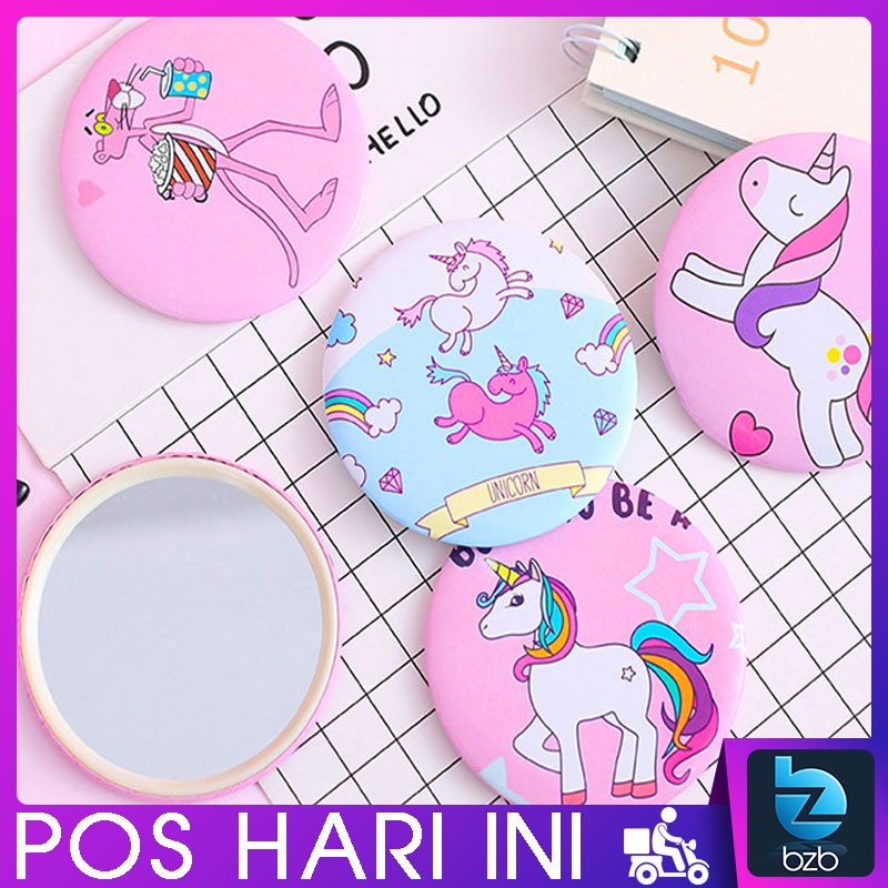 Mini Mirror Cute K-Pop Make Up Cosmetic Travel Handbag Wedding Birthday Party Door Gift Cermin Muka Kecil 小镜子