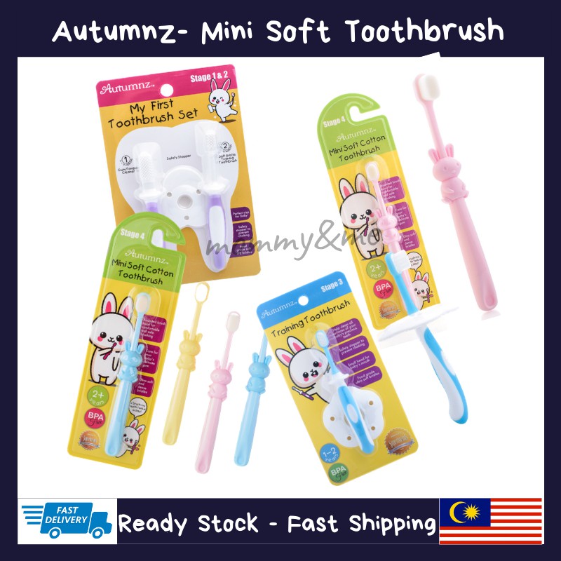 mini soft cotton toothbrush