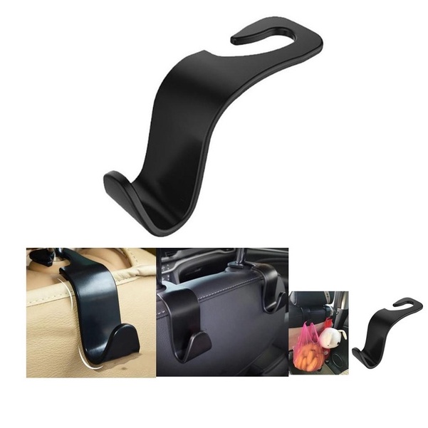 Car Back Seat Hook Vehicle Headrest Hanger Holder Kereta Accessories 