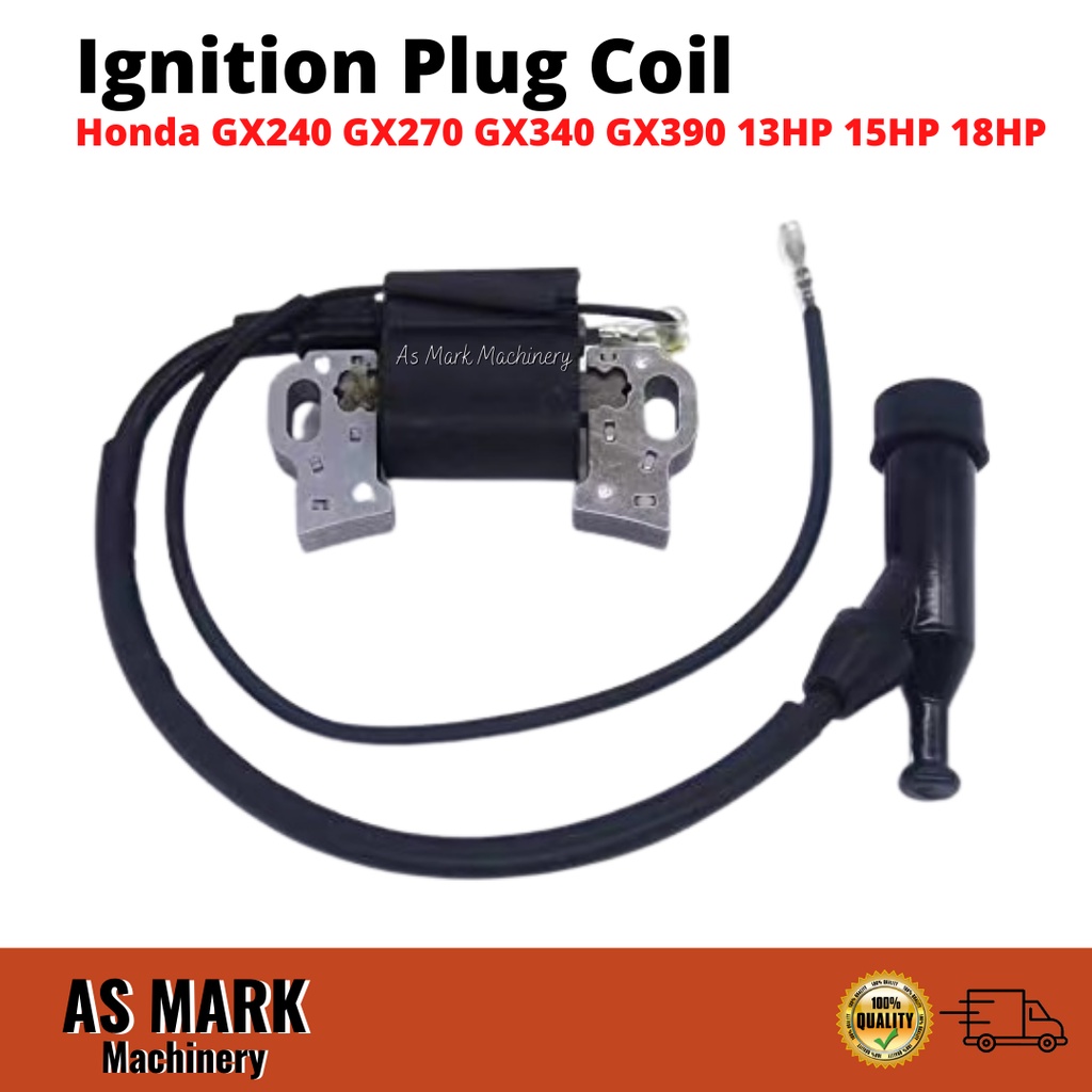 Ignition Coil Honda Gx240 Gx270 Gx340 Gx390 13HP 15HP 18hp 188