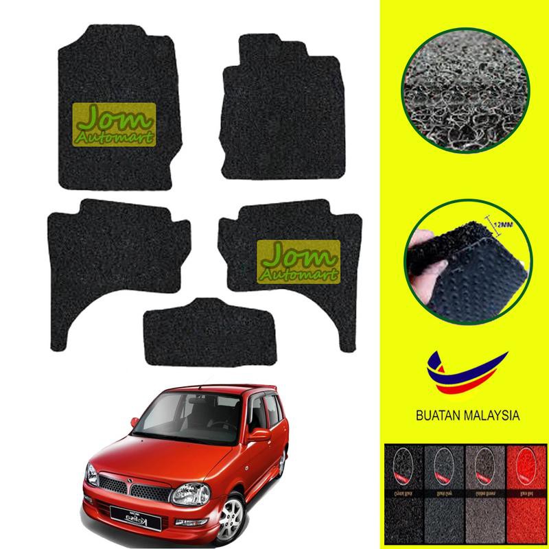 Perodua Kelisa 12MM PRE CUT PVC Coil Floor Mat Anti Slip 