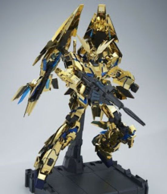 Pre Order Pb Pg Unicorn Gundam 03 Phenex Gold Plated Shopee Malaysia