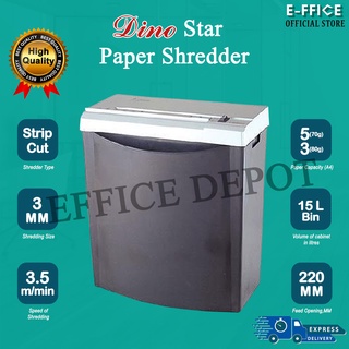 Dino Star Paper Shredder Strip Cut