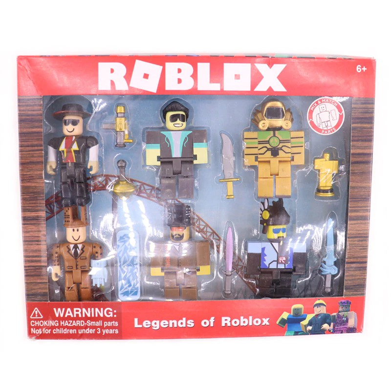 6pcs Set Roblox Figure Jugetes 7cm Action Figures Roblox Game Toys For Roblox Game Shopee Malaysia - tv movie video games 24pcs random roblox legends
