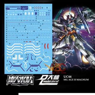decal only XY Waterslide Decal for MG Gundam Age-II Magnum