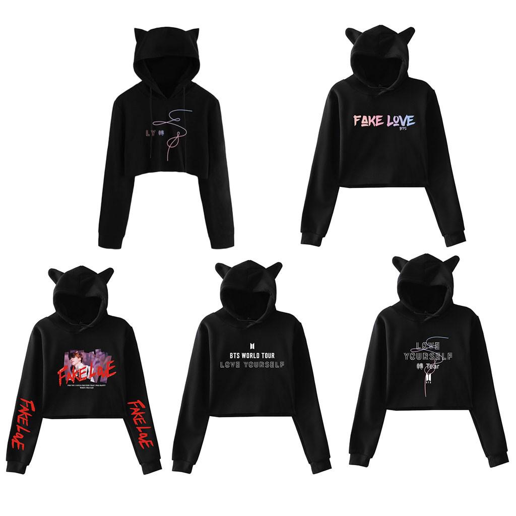 bts cropped hoodie