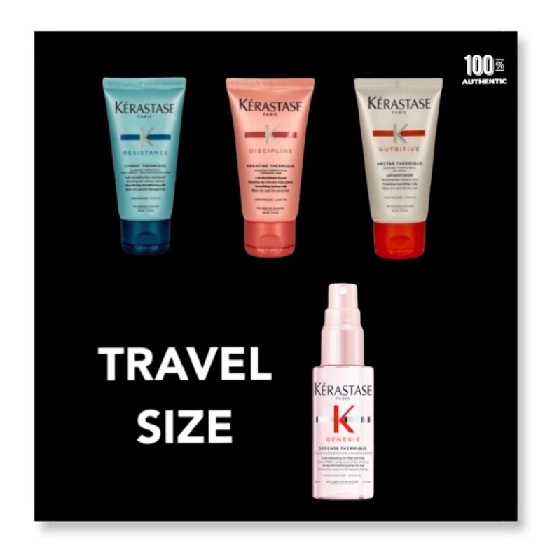 Kerastase Ciment/Keratin/Nectar/Defense Thermique 45ml/50ml (Travel
