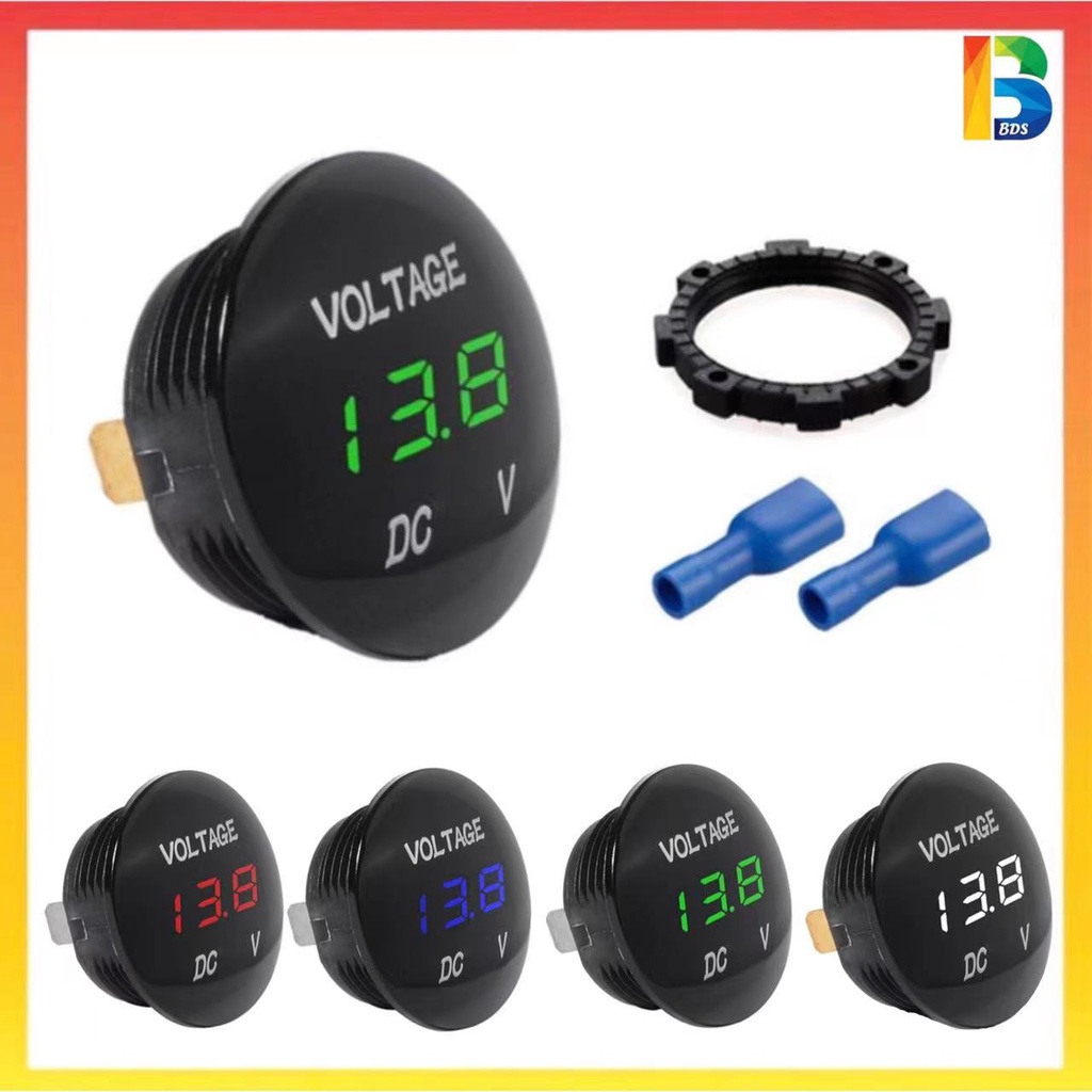 CAR MOTOR VOLT METER Car Motorcycle Waterproof Digital Voltage Meter