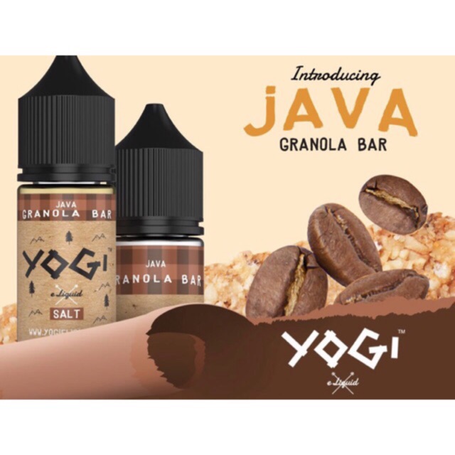 Image result for YOGI SALT NIC Java Granola 30Ml