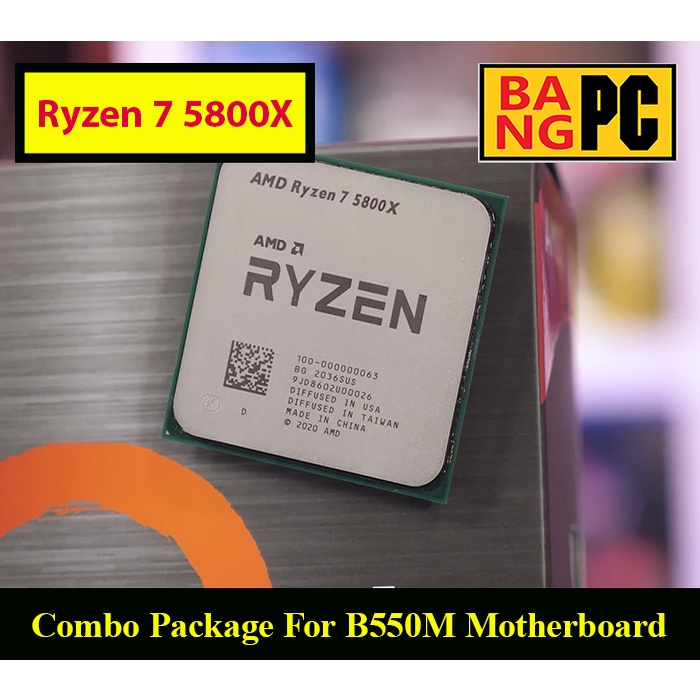 AMD Ryzen 7 5800x(R7 5800x)CPU+ GIGABYTE B550M AORUS ELITE / ASUS TUF