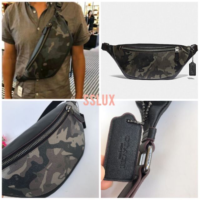 camo coach purse