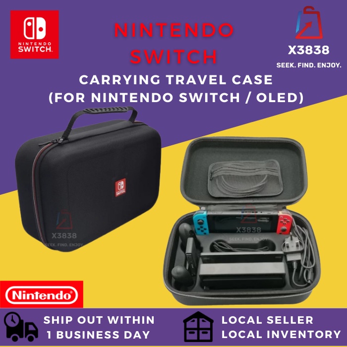 Nintendo Switch Portable Accessories Kit Game Bags Storage Case ...