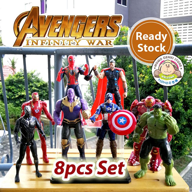 infinity war action figure set