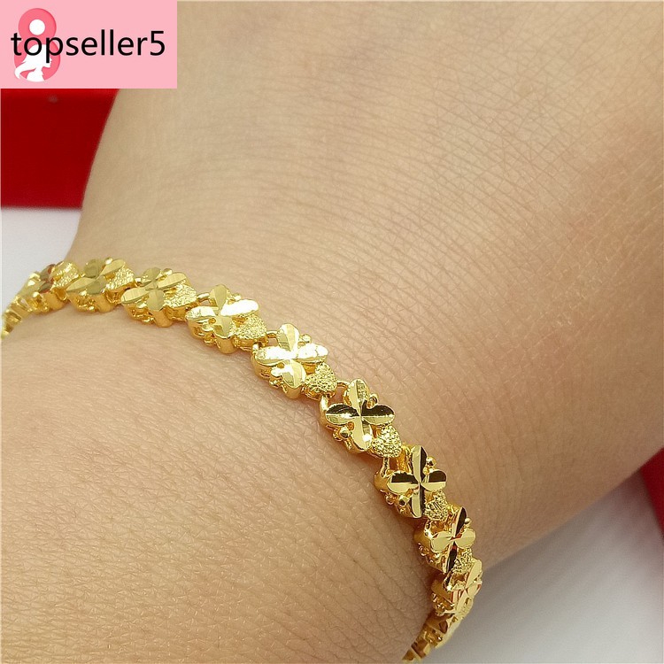 Fashion style Gelang  tangan emas  916  tulen dan bajet Shopee Malaysia