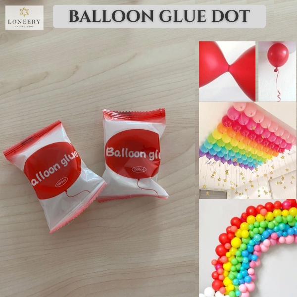 Dot Stick Balloon Glue 100 Dots Dot Double Sided Tape Balloon