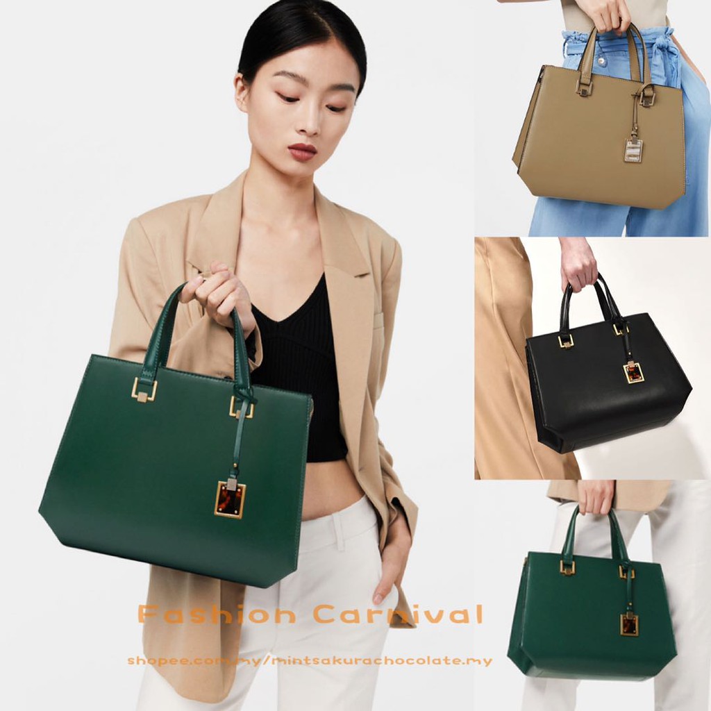 large structured tote bag