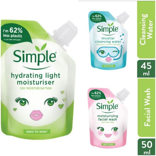 simple moisturiser pouch