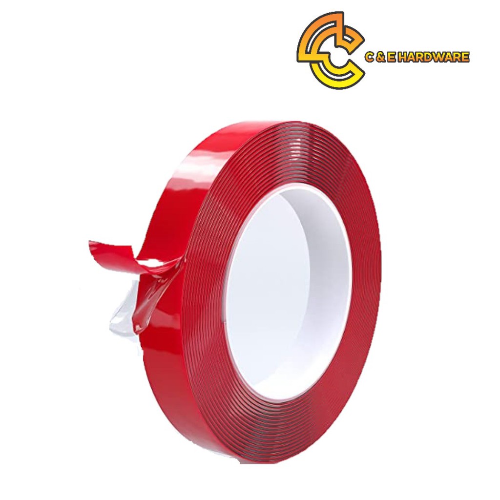 Double Sided Tape Transparent Super Self Adhesive Sticky Tape 8m X 10mm X 1 0mm Shopee Malaysia