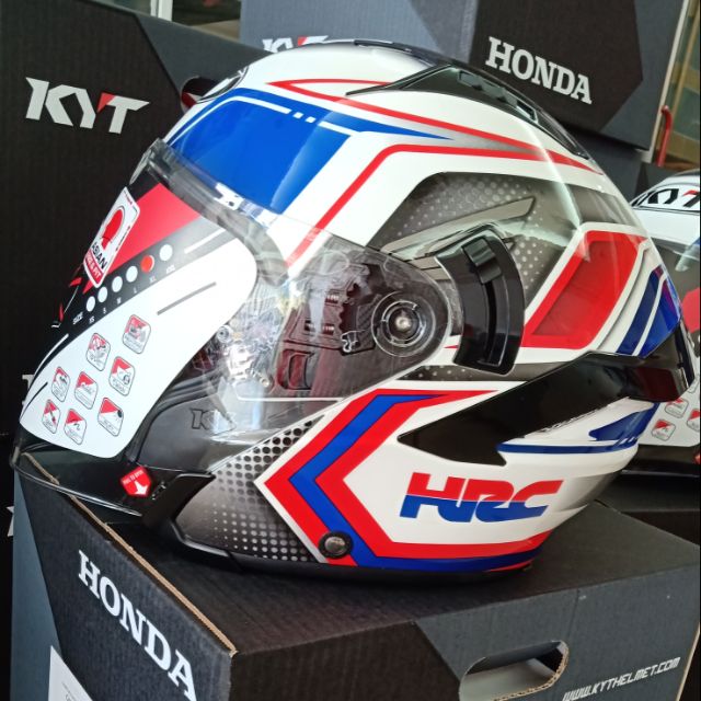 Helmet Honda Kyt Nfj Hrc Shopee Malaysia
